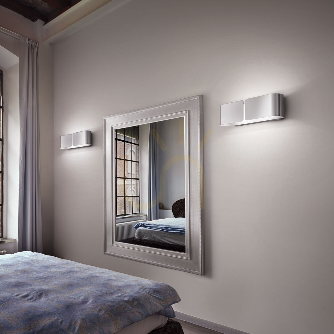 Display Vägglampa Ideallux CLIP AP2 MINI vit 049236 Vägglampa Ideallux CLIP AP2 MINI vit 049236