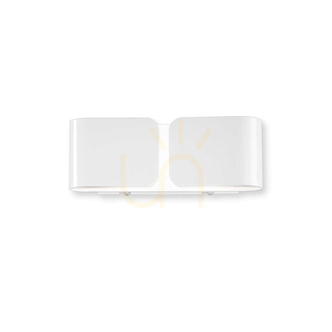 Kontrollera Vägglampa Ideallux CLIP AP2 MINI vit 049236 Vägglampa Ideallux CLIP AP2 MINI vit 049236