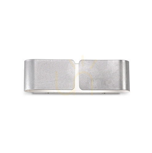 Kontrollera Vägglampa Ideallux Clip AP2 Small silver 088273