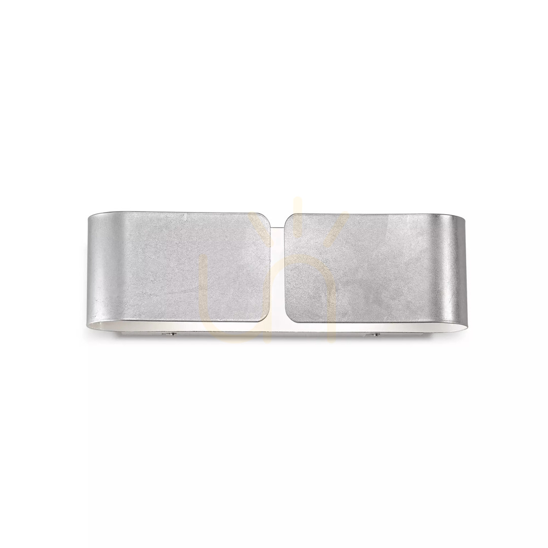 Utsikt Vägglampa Ideallux CLIP AP2 Small vit 014166 Vägglampa Ideallux CLIP AP2 Small vit 014166