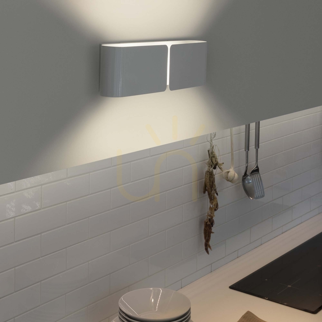 Kontrollera Vägglampa Ideallux CLIP AP2 Small Coffee brun metall 187365 Vägglampa Ideallux CLIP AP2 Small Coffee brun metall 187365