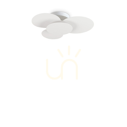 Kontrollera Plafond Ideallux Cloud PL D52 vit LED 33W 263519