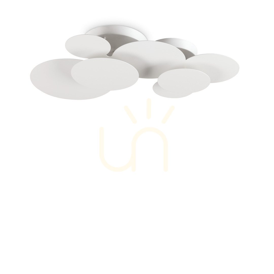 Kontrollera Plafond Ideallux CLOUD PL D74 vit LED 46W 285207 Plafond Ideallux CLOUD PL D74 vit LED 46W 285207