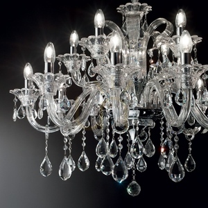 Taklampa Ideal Lux Colossal 114170 15-ljus krom glas kristall Ø95 cm 3 Taklampa Ideal Lux Colossal 114170 15-ljus krom glas kristall Ø95 cm small 3