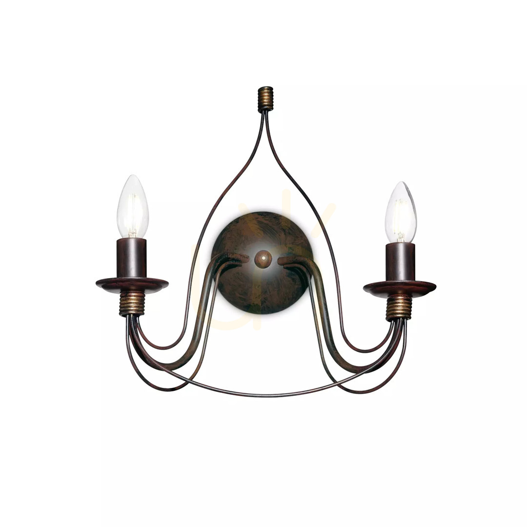 Förhandsvisning Vägglampa Ideallux CORTE AP2 Bianco vit 2xE14 028460 Vägglampa Ideallux CORTE AP2 Bianco vit 2xE14 028460
