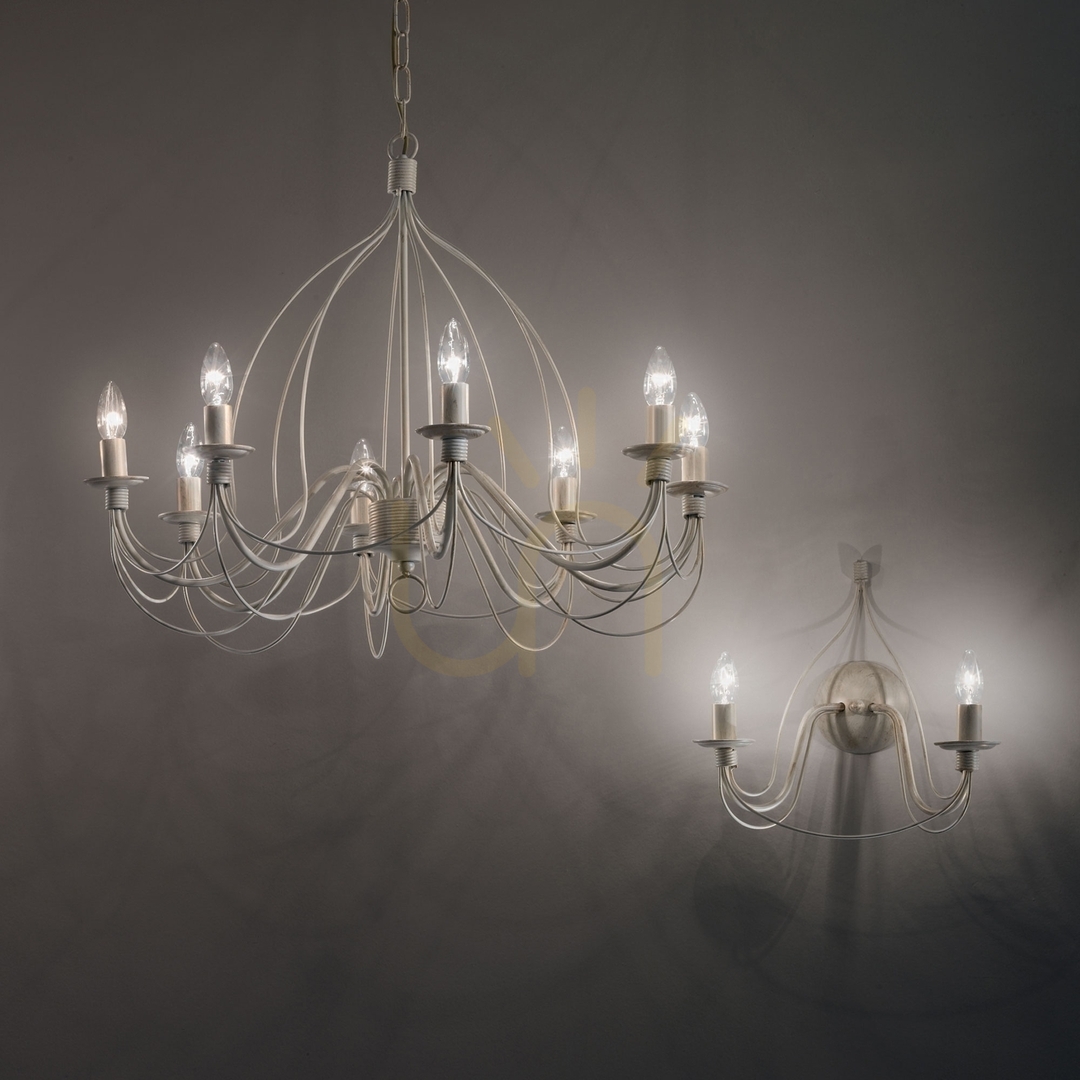 Visa Vägglampa Ideallux CORTE AP2 Bianco vit 2xE14 028460 Vägglampa Ideallux CORTE AP2 Bianco vit 2xE14 028460