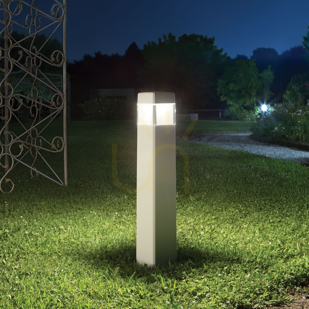 Utsikt Utomhusstående lampa Ideallux COSMO PT1 vit 80 cm GX53 187877 Utomhusstående lampa Ideallux COSMO PT1 vit 80 cm GX53 187877