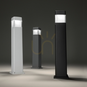 Utomhusstående lampa Ideallux COSMO PT1 svart 80 cm 187891 small 2