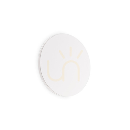 Kontrollera Vägglampa Ideallux COVER D15 vit LED 9,5W 195704