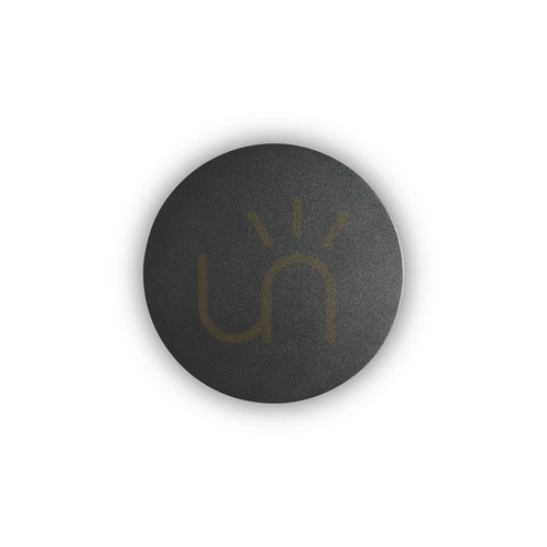 Kontrollera Vägglampa Ideallux Cover Round svart 15 cm LED 9,5W 195742