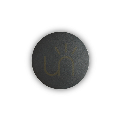 Kontrollera Vägglampa Ideallux Cover Round svart 15 cm LED 9,5W 195742