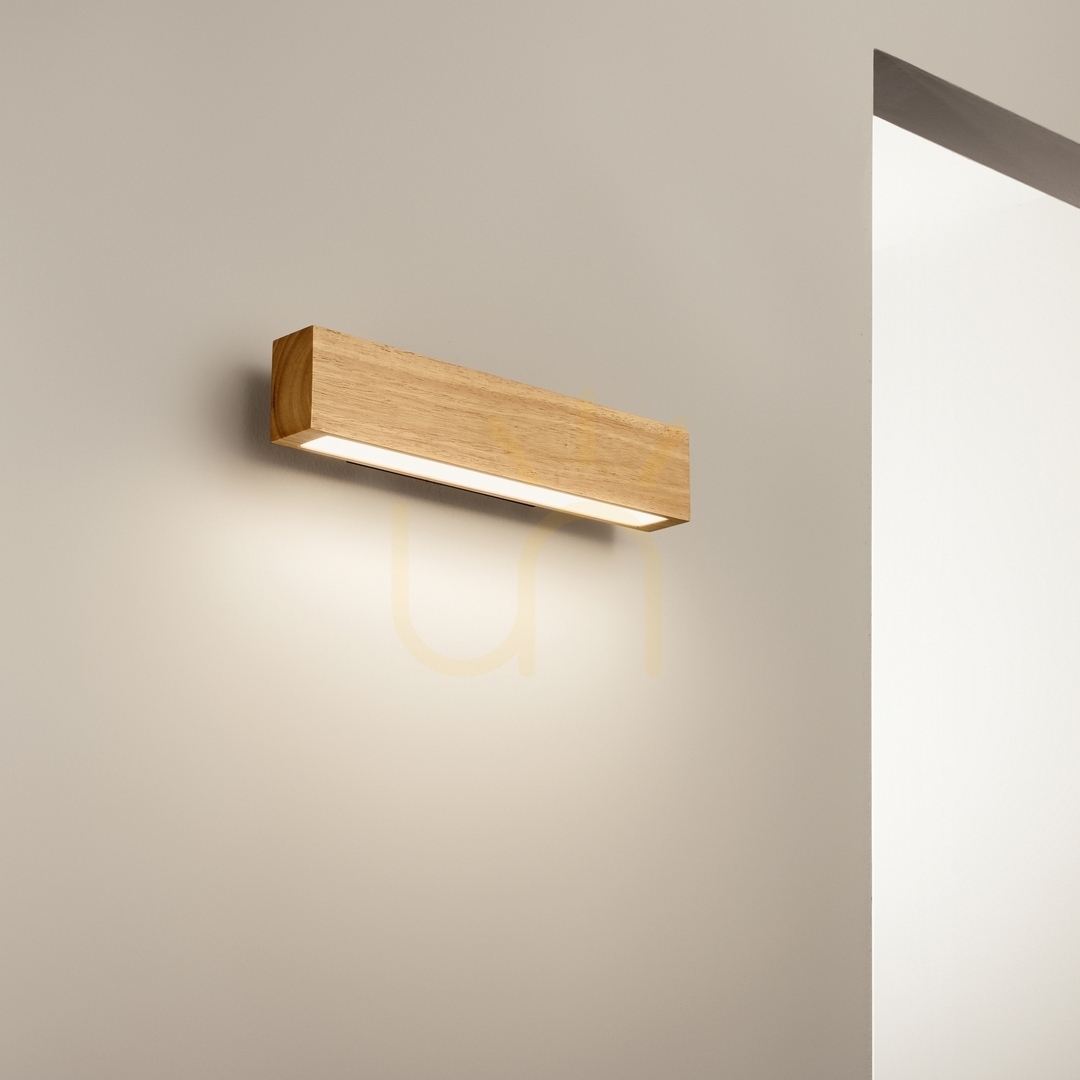 Förhandsvisning Vägglampa Ideallux CRAFT AP D40 trä svart LED 12W 284477 Vägglampa Ideallux CRAFT AP D40 trä svart LED 12W 284477