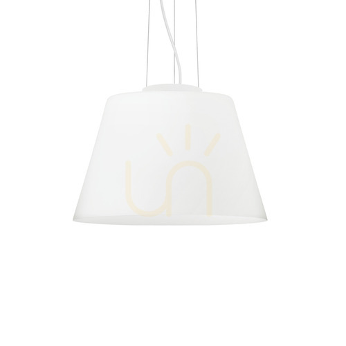 Kontrollera Pendellampa Ideallux Cylinder SP1 vit glas/harts 40,5 cm 025438