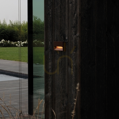 Kontrollera Utomhus vägglampa Ideallux Dedra AP Small antracit LED 328645