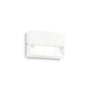 Utomhus vägglampa Ideallux Dedra AP Small Bianco vit LED 316901 0 Utomhus vägglampa Ideallux Dedra AP Small Bianco vit LED 316901 small 0