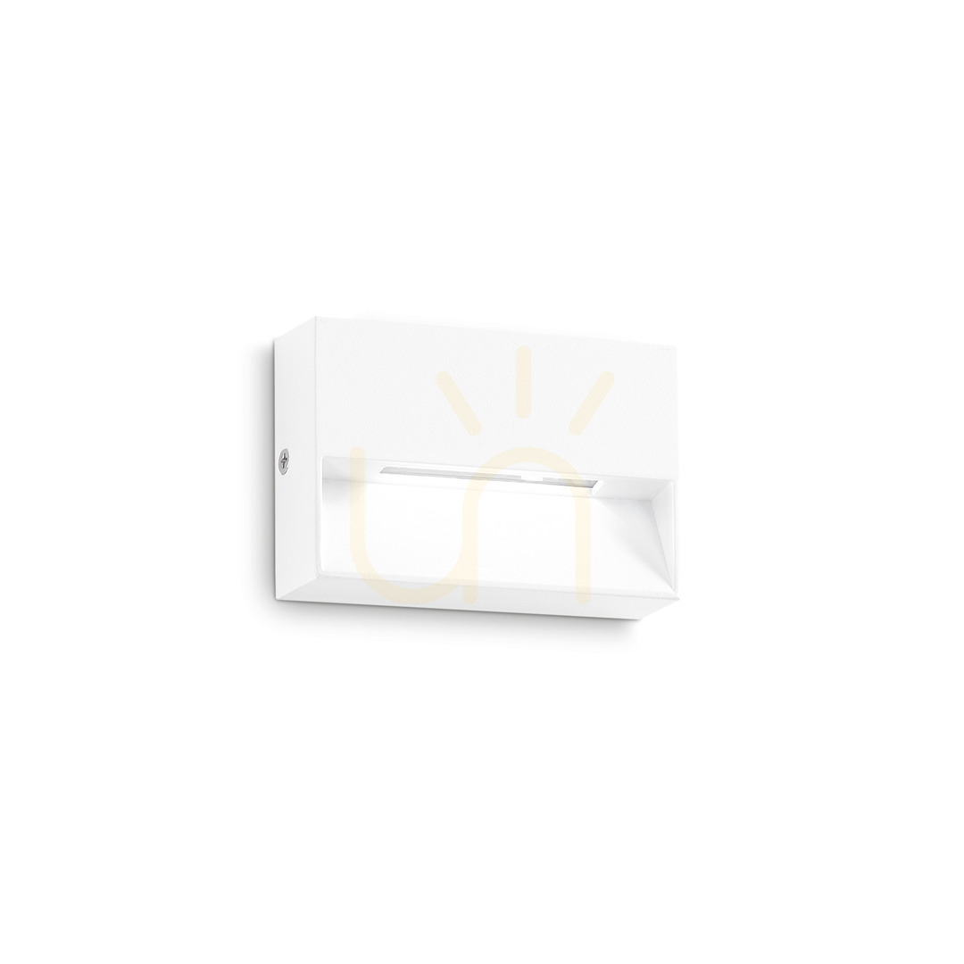 Kontrollera Utomhus vägglampa Ideallux Dedra AP Small Bianco vit LED 316901 Utomhus vägglampa Ideallux Dedra AP Small Bianco vit LED 316901