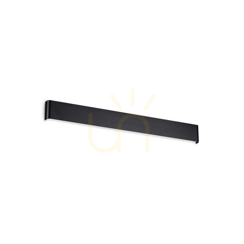 Kontrollera Vägglampa Ideallux Delta AP D083 svart LED 3000K 287614