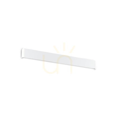 Kontrollera Vägglampa Ideallux Delta AP D083 vit LED 30W 4000K 307039
