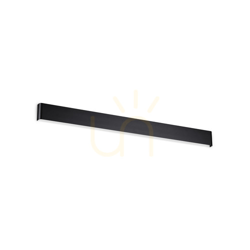 Kontrollera Vägglampa Ideallux Delta AP D110 svart LED 3000K 287591