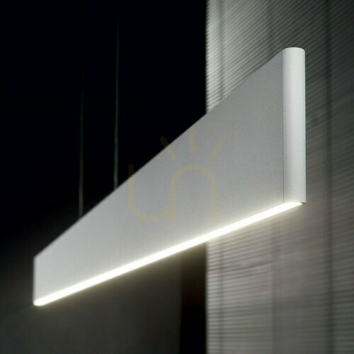 Kontrollera Pendellampa Ideallux Desk SP1 Bianco vit LED 102,5 cm 138237