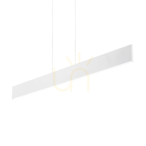 Kontrollera Pendellampa Ideallux Desk SP1 Bianco vit LED 102,5 cm 138237