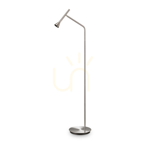 Kontrollera Stående lampa Ideallux Diesis PT nickel LED 151 cm 285337