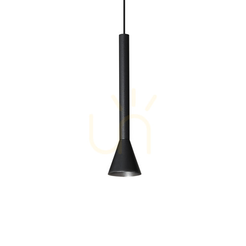 Kontrollera Pendellampa Ideallux Diesis SP Nero svart LED 7W 279770