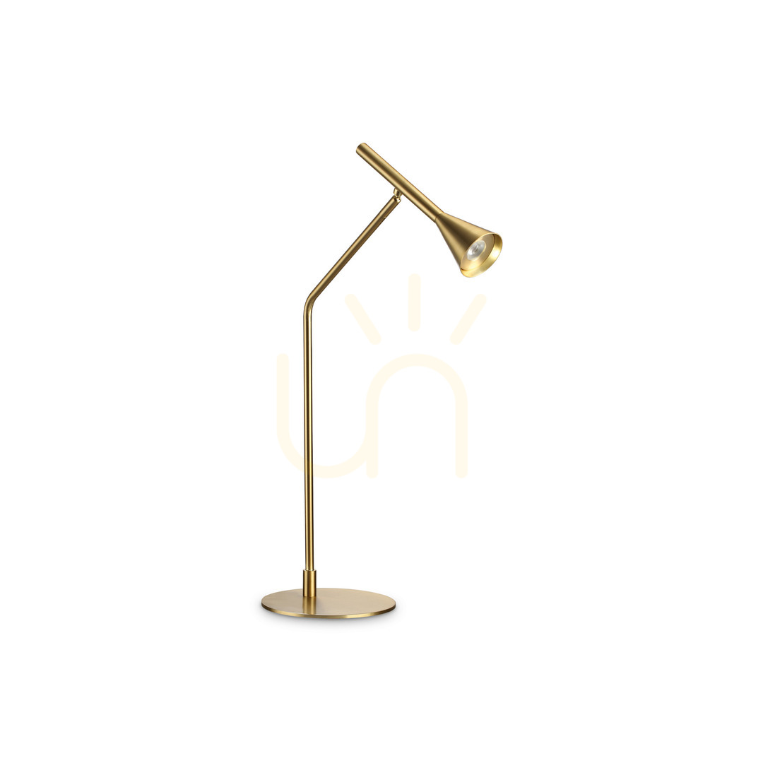 Kontrollera Bordslampa Ideallux Diesis 291109 mässing LED dimbar 65,5 cm Bordslampa Ideallux Diesis 291109 mässing LED dimbar 65,5 cm