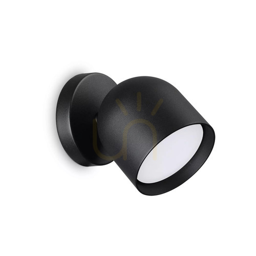 Kontrollera Vägglampa Ideallux Dodo AP1 Nero svart GX53 314099