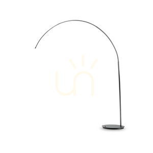 Stående lampa Ideallux Dorsale svart metall 228 cm 286679 small 0