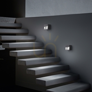 Vägglampa utomhus Ideallux DOWN AP1 antracit aluminium G9 122045 2 Vägglampa utomhus Ideallux DOWN AP1 antracit aluminium G9 122045 small 2