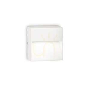 Utomhusvägglampa Ideallux DOWN AP1 BIANCO vit aluminium G9 115382 0 Utomhusvägglampa Ideallux DOWN AP1 BIANCO vit aluminium G9 115382 small 0