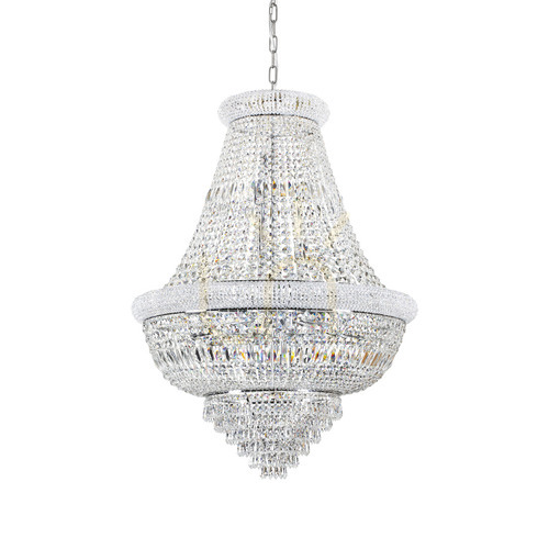 Kontrollera Taklampa Ideallux Dubai SP24 Cromo krom kristall 80 cm 243597