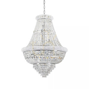 Pendellampa Ideallux Dubai SP24 mässing kristall Ø80 cm 243528 2 Pendellampa Ideallux Dubai SP24 mässing kristall Ø80 cm 243528 small 2