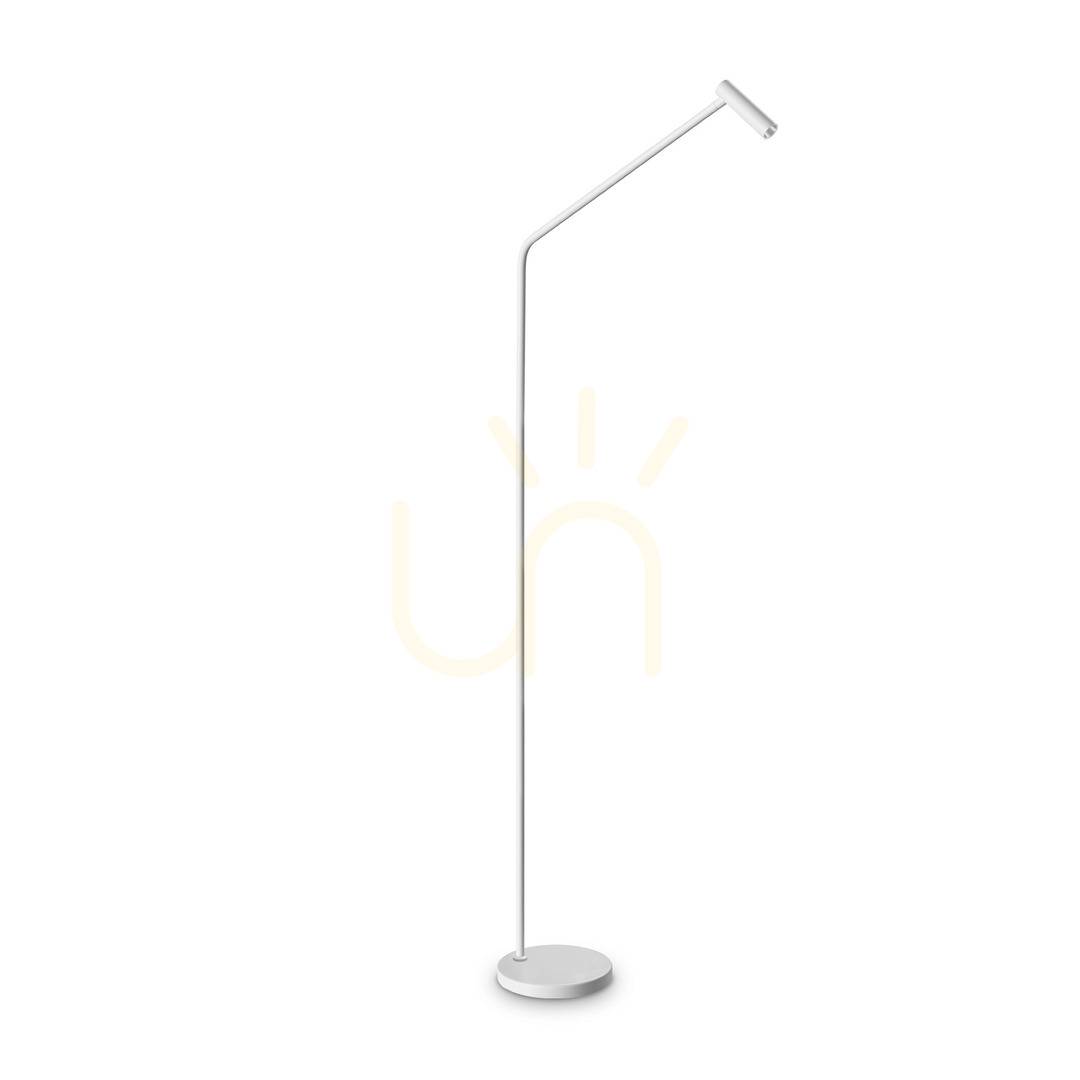 Kontrollera Stående lampa Ideallux EASY PT BIANCO vit metall LED 128 cm 295473 Stående lampa Ideallux EASY PT BIANCO vit metall LED 128 cm 295473