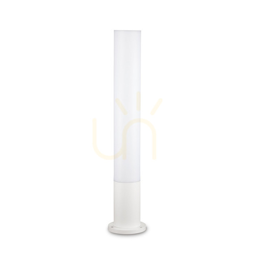 Kontrollera Utomhuslampa Ideallux EDO Outdoor PT1 Round vit 80 cm 135755