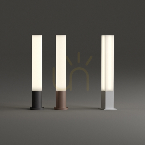 Kontrollera Stående utomhuslampa Ideallux EDO Outdoor PT1 Round brun 80 cm 213071