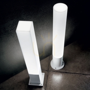 Stående utomhuslampa Ideallux EDO PT1 Square vit 79 cm 142999 1 Stående utomhuslampa Ideallux EDO PT1 Square vit 79 cm 142999 small 1