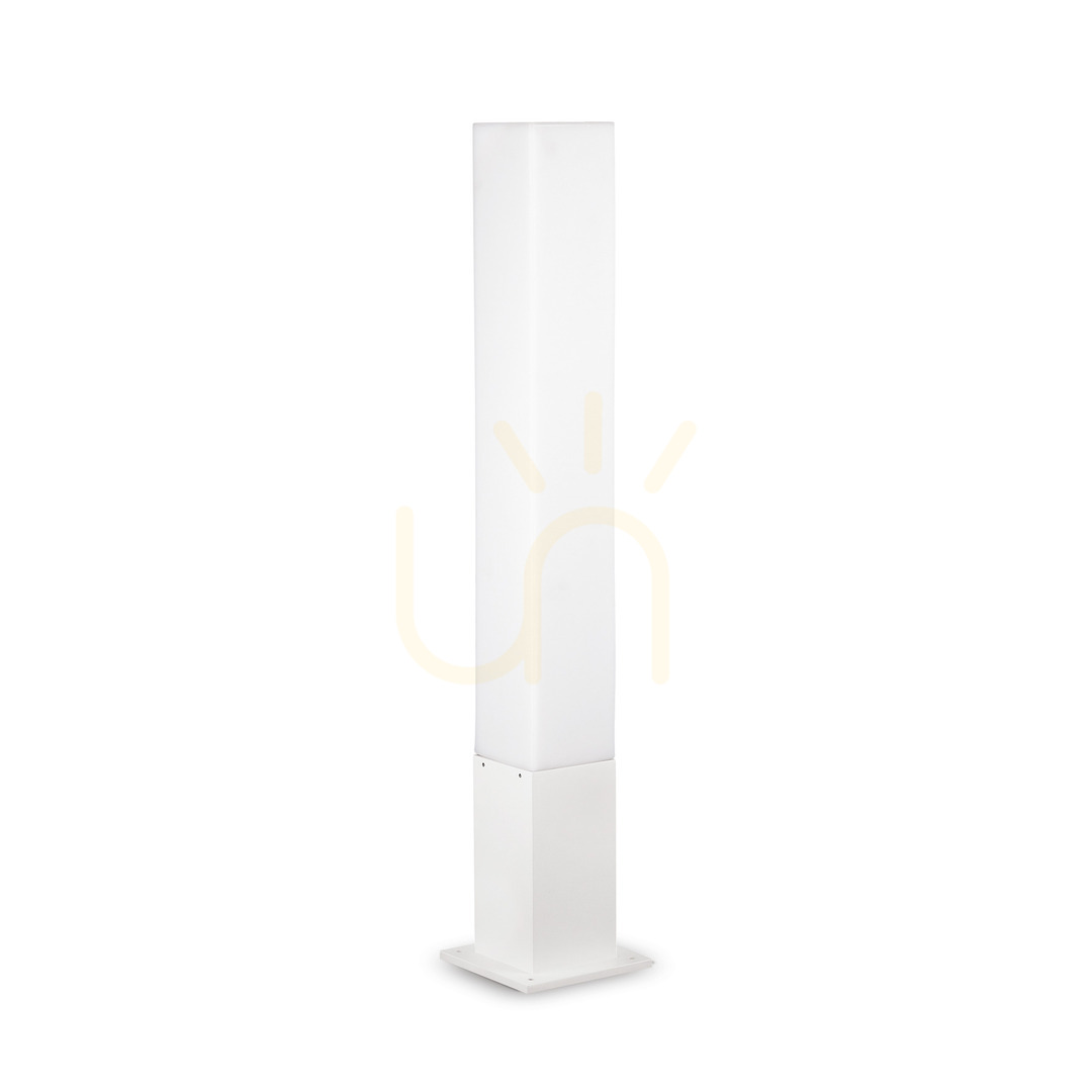 Kontrollera Stående utomhuslampa Ideallux EDO PT1 Square vit 79 cm 142999 Stående utomhuslampa Ideallux EDO PT1 Square vit 79 cm 142999