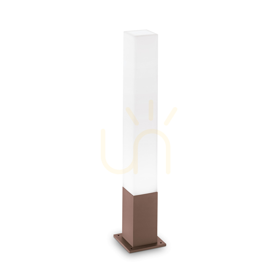 Kontrollera Utomhusstående lampa Ideallux EDO Outdoor PT1 Square brun 79 cm 213088 Utomhusstående lampa Ideallux EDO Outdoor PT1 Square brun 79 cm 213088