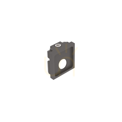 Kontrollera Ändlock Ideallux EGO svart aluminium 267258