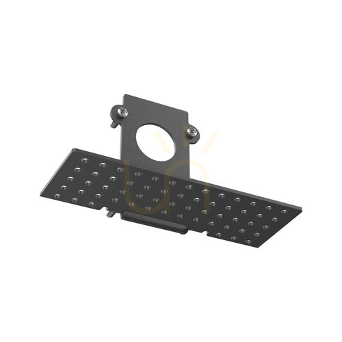 Kontrollera Ändlock infällt Ideallux EGO svart aluminium 320571