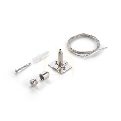 Kontrollera Pendelkit Ideallux EGO vit stålkabel 2 m 282756