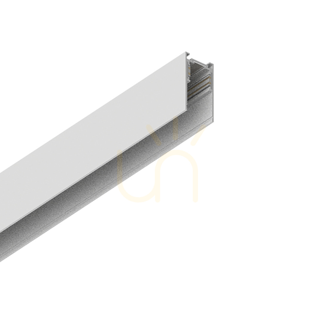Kontrollera Belysningsprofil Ideallux EGO hög vit 100 cm aluminium 282886 Belysningsprofil Ideallux EGO hög vit 100 cm aluminium 282886