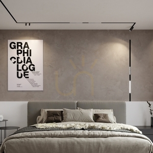 Infälld ljusprofil Ideallux EGO svart 1000 mm aluminium 258171 small 2