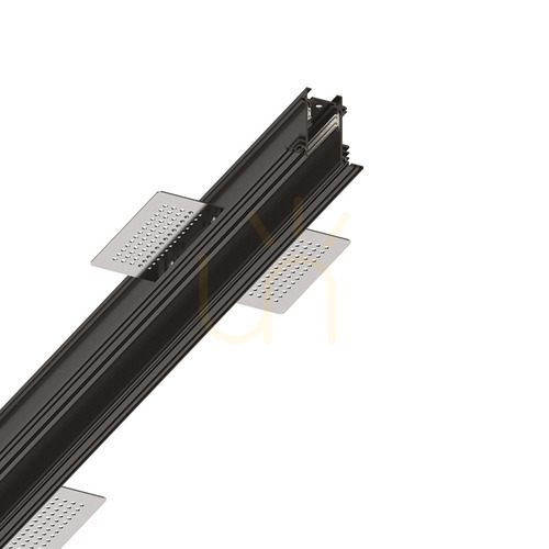 Kontrollera Infälld ljusprofil Ideallux EGO svart 1000 mm aluminium 258171