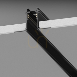 Infälld ljusprofil Ideallux EGO svart 100 cm aluminium 320472 small 2