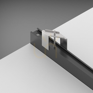 Infällnadstrim Ideallux EGO Profile Recessed svart 2000 mm 320458 small 2