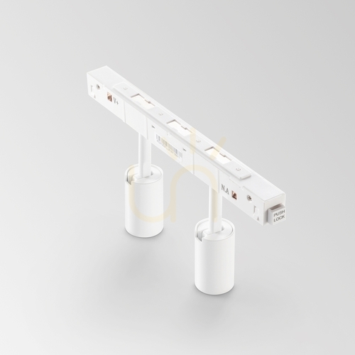 Kontrollera Spårljus Ideallux EGO Track Double svart 2x5W 3000K DALI 286334