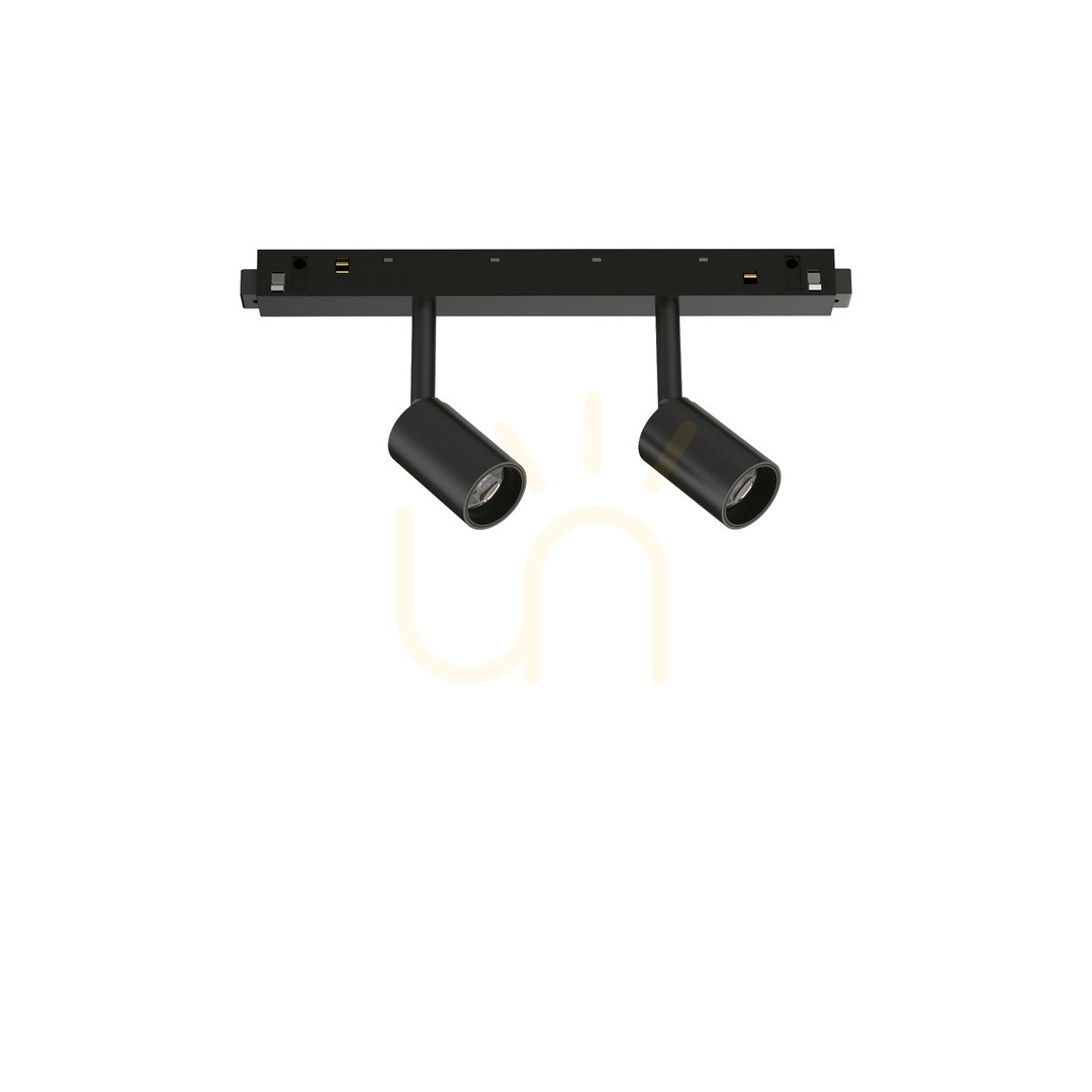 Kontrollera Spårljus Ideallux EGO Track Double svart 2x5W 3000K DALI 286334 Spårljus Ideallux EGO Track Double svart 2x5W 3000K DALI 286334